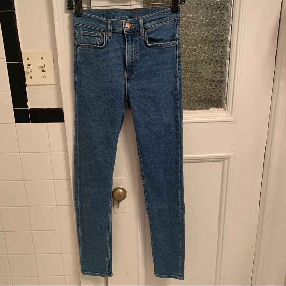 COS High Rise Skinny Jeans Cropped